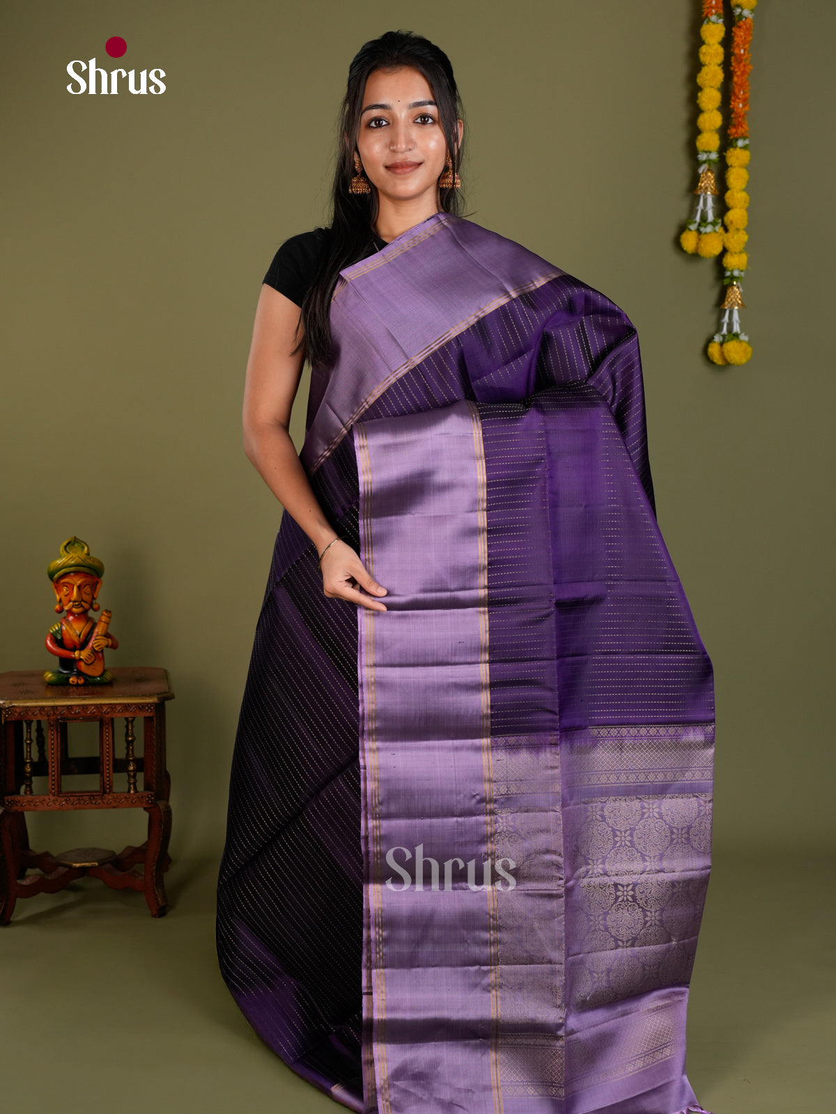 Soft Silk Saree - EDS20019 - Shop on Shrus.com