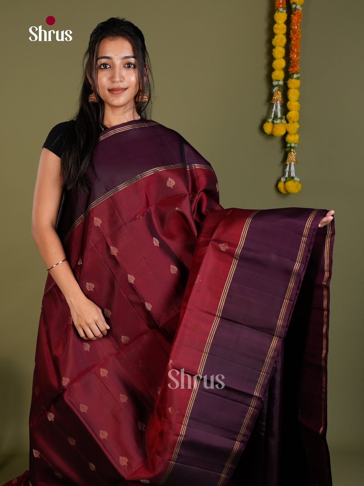 Soft Silk Saree - EDS20023 - Shop on Shrus.com