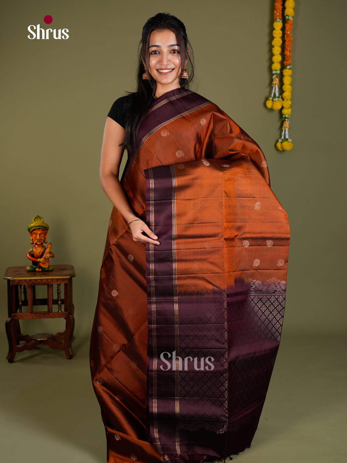Soft Silk Saree - EDS20028 - Shop on Shrus.com