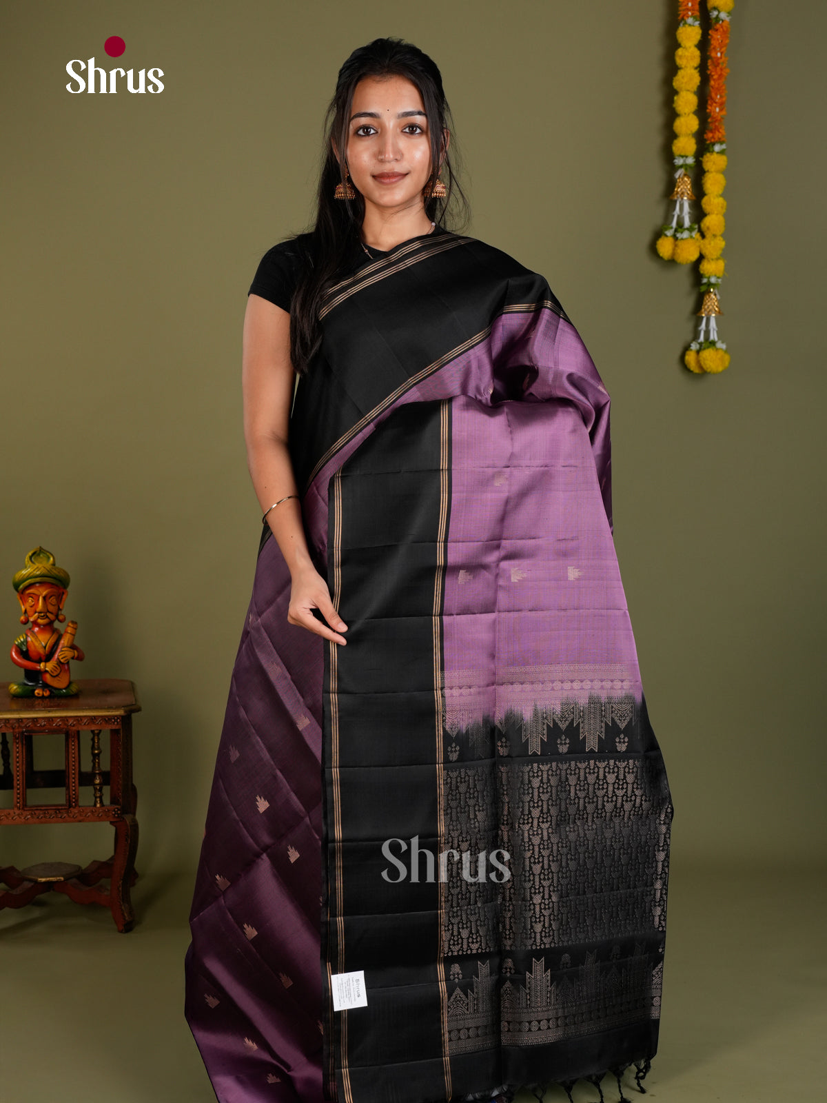 Soft Silk Saree - EDS20031 - Shop on Shrus.com