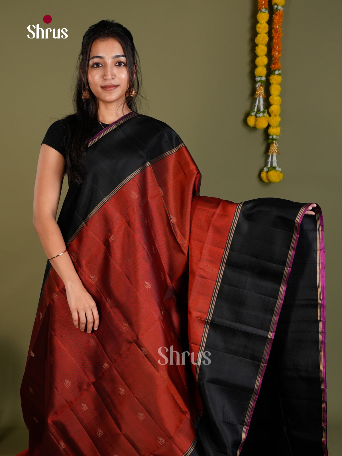 Soft Silk Saree - EDS20032 - Shop on Shrus.com