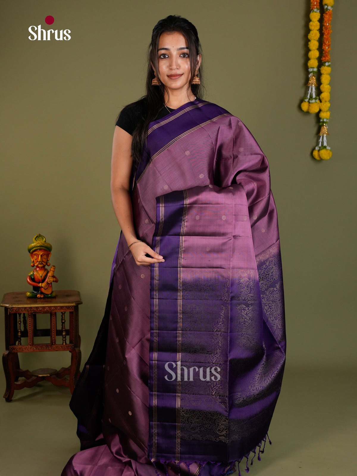 Soft Silk Saree - EDS20033 - Shop on Shrus.com