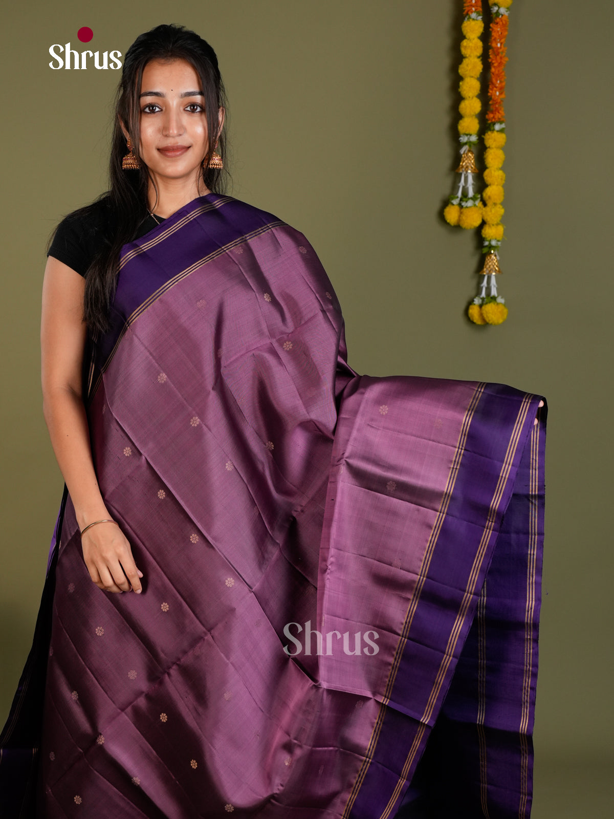 Soft Silk Saree - EDS20033 - Shop on Shrus.com