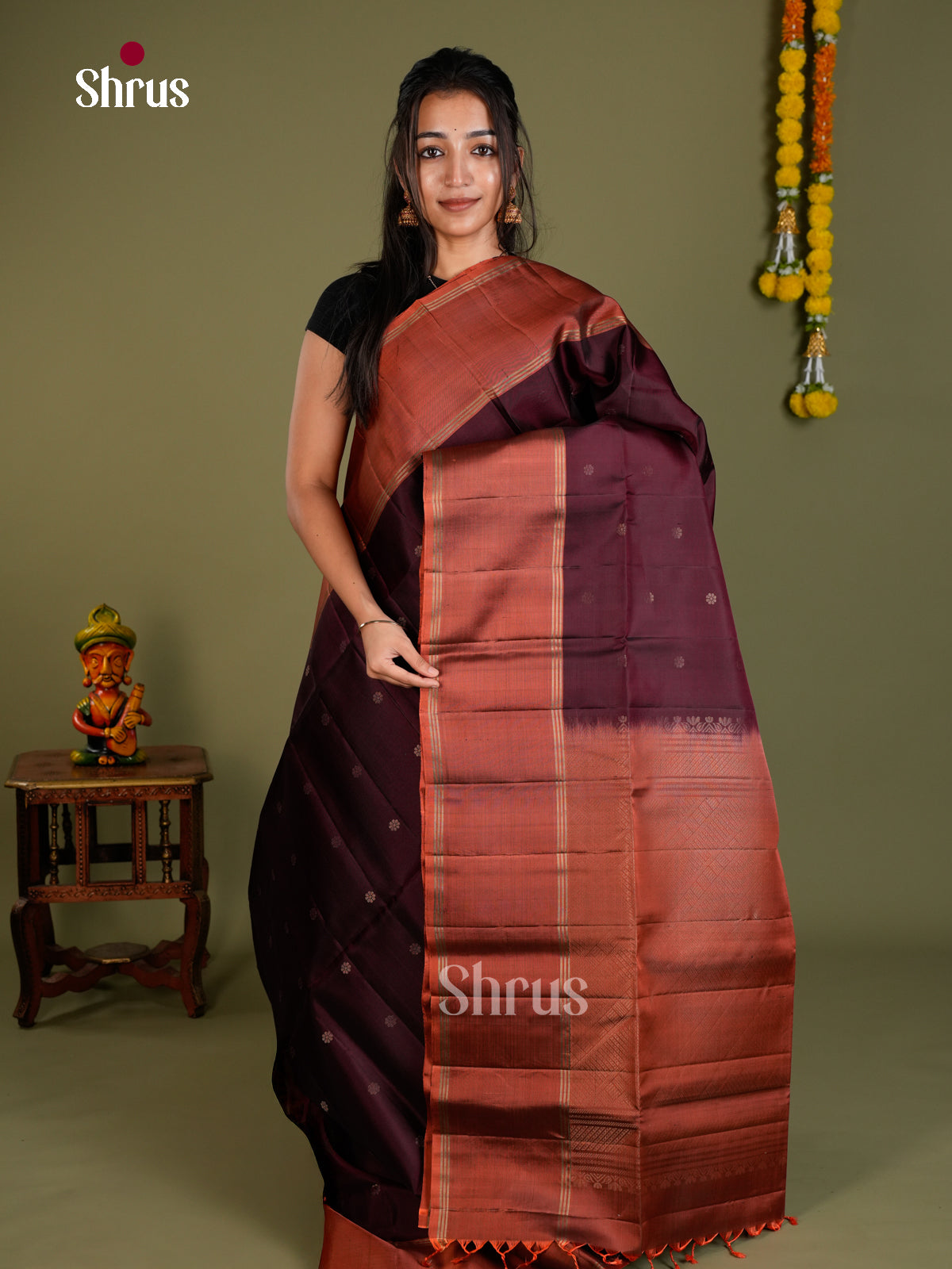 Soft Silk Saree - EDS20036 - Shop on Shrus.com