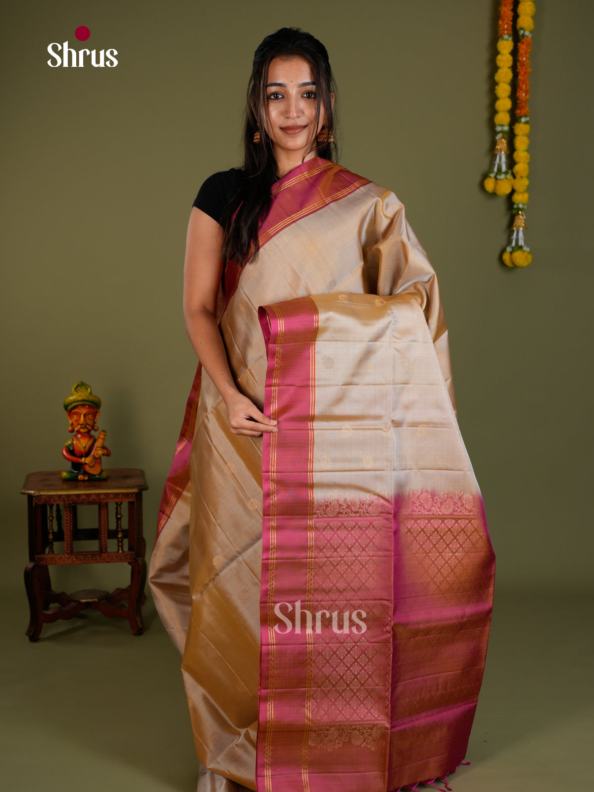 Soft Silk Saree - EDS20037 - Shop on Shrus.com