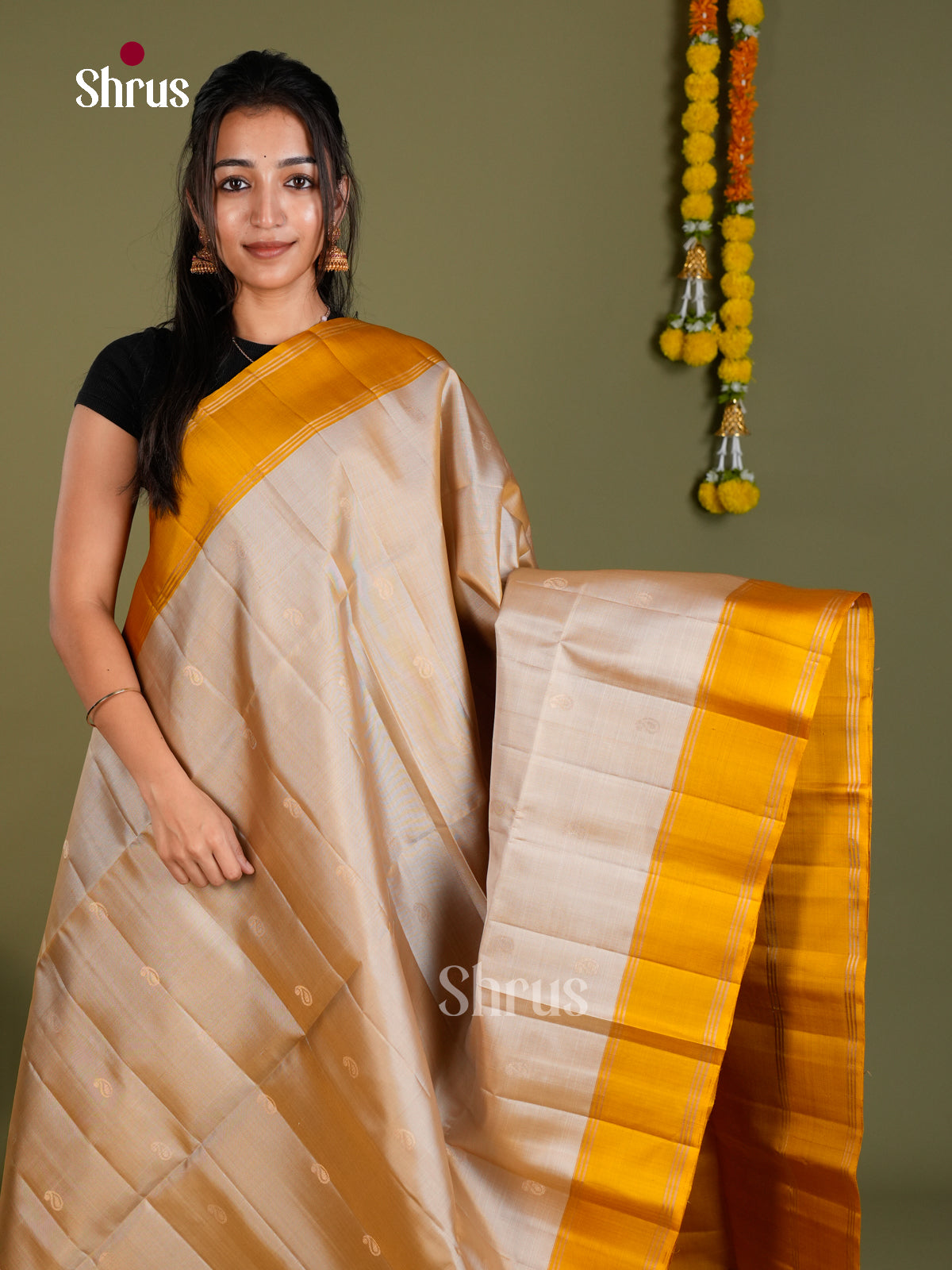 Soft Silk Saree - EDS20038 - Shop on Shrus.com
