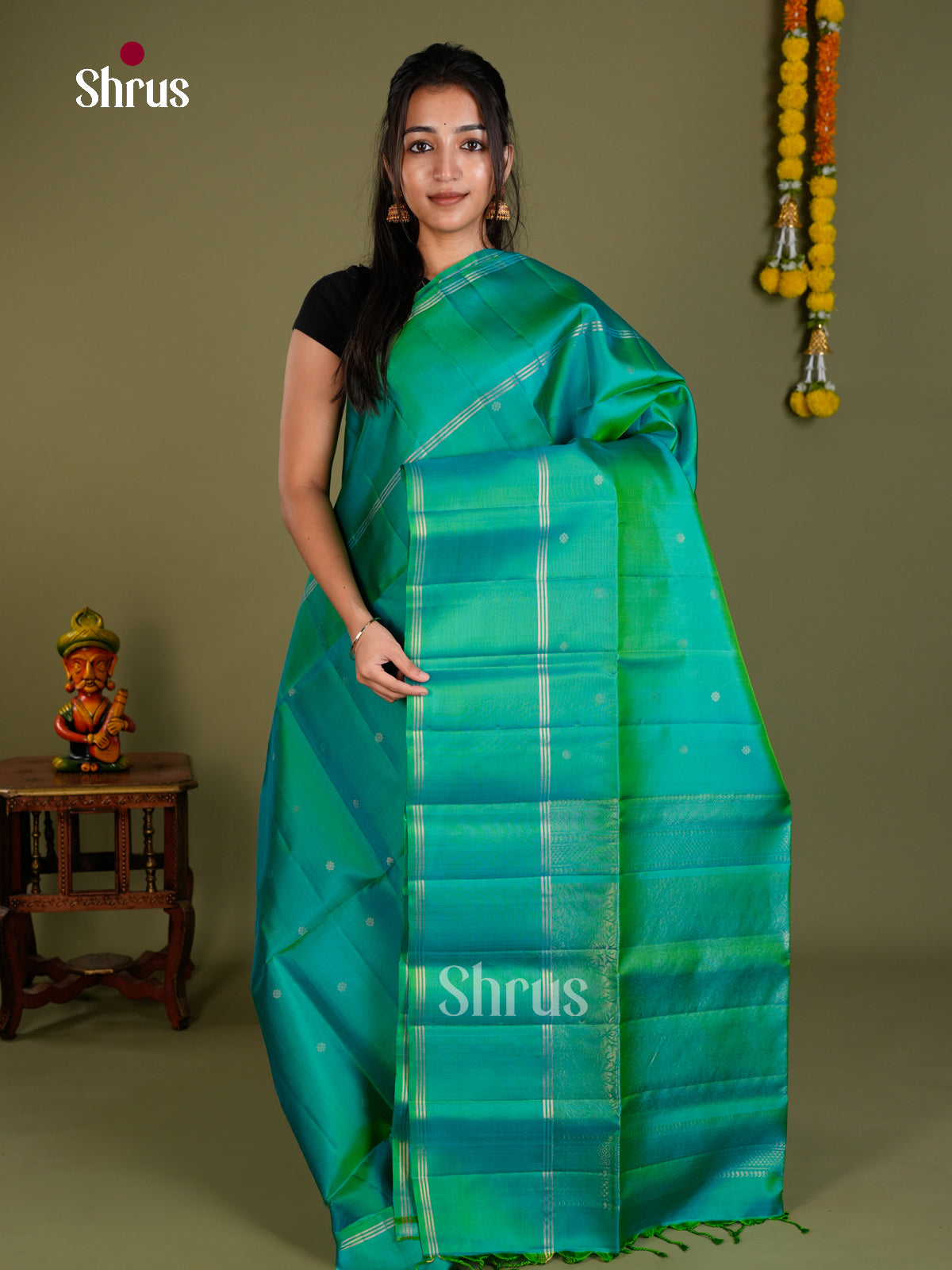 Soft Silk Saree - EDS20041 - Shop on Shrus.com