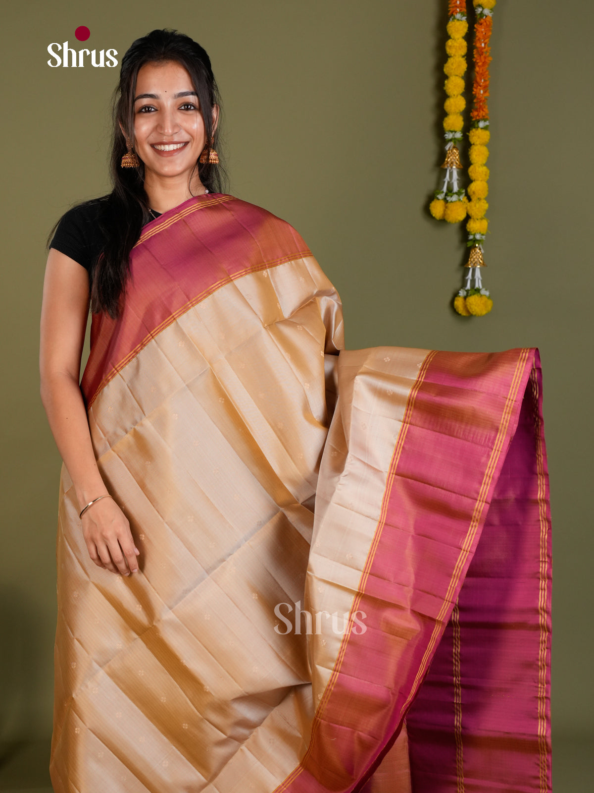Soft Silk Saree - EDS20043 - Shop on Shrus.com