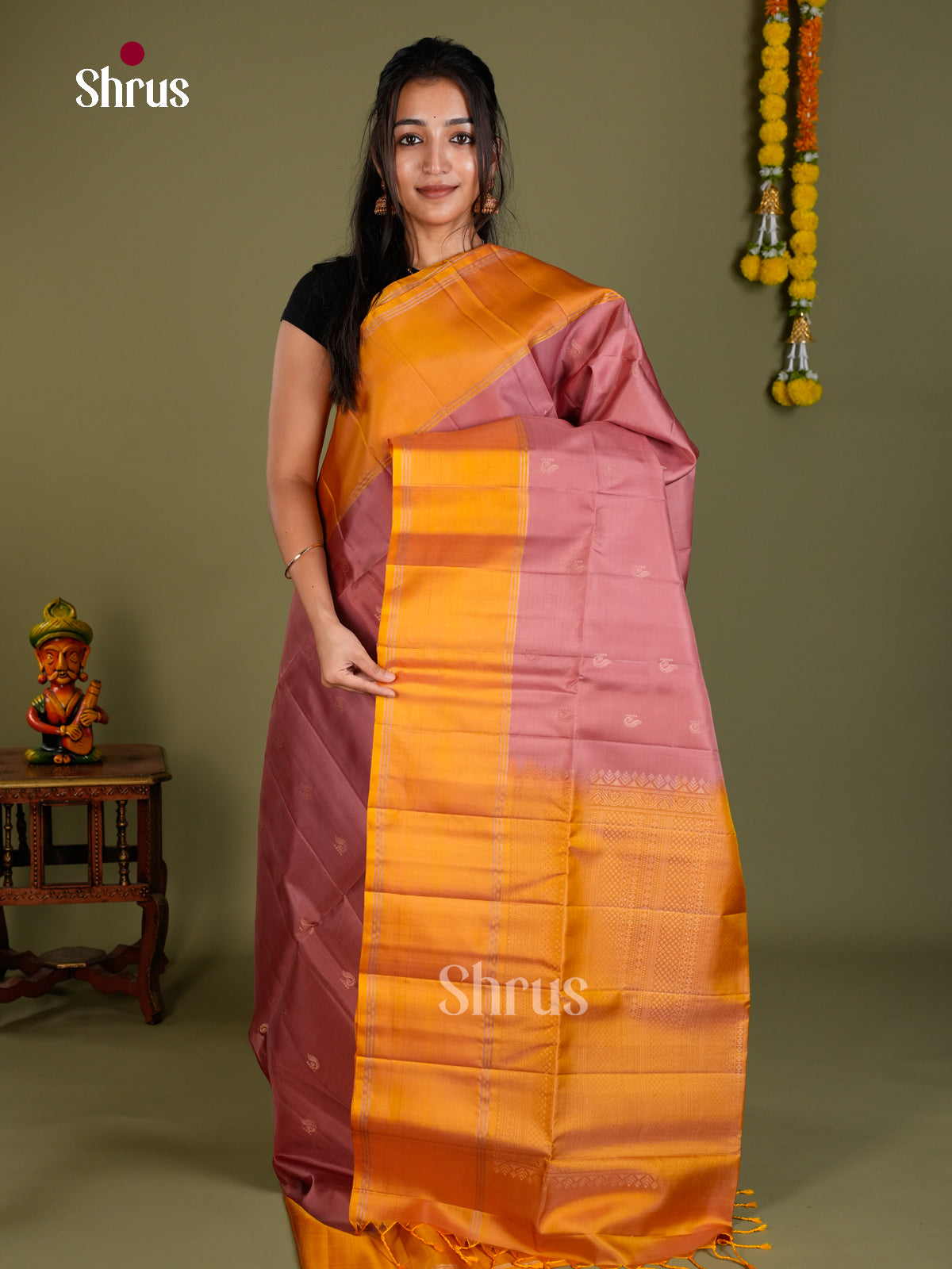 Soft Silk Saree - EDS20049 - Shop on Shrus.com