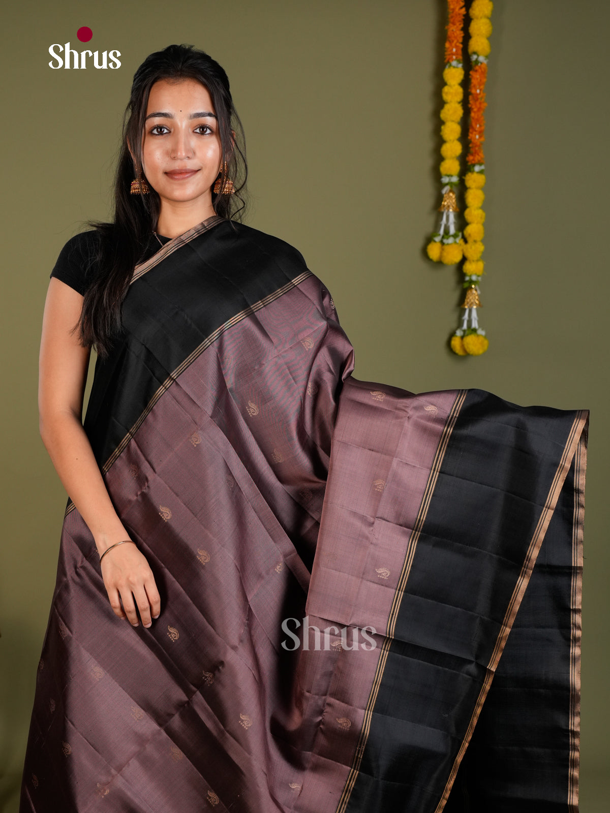 Soft Silk Saree - EDS20052 - Shop on Shrus.com