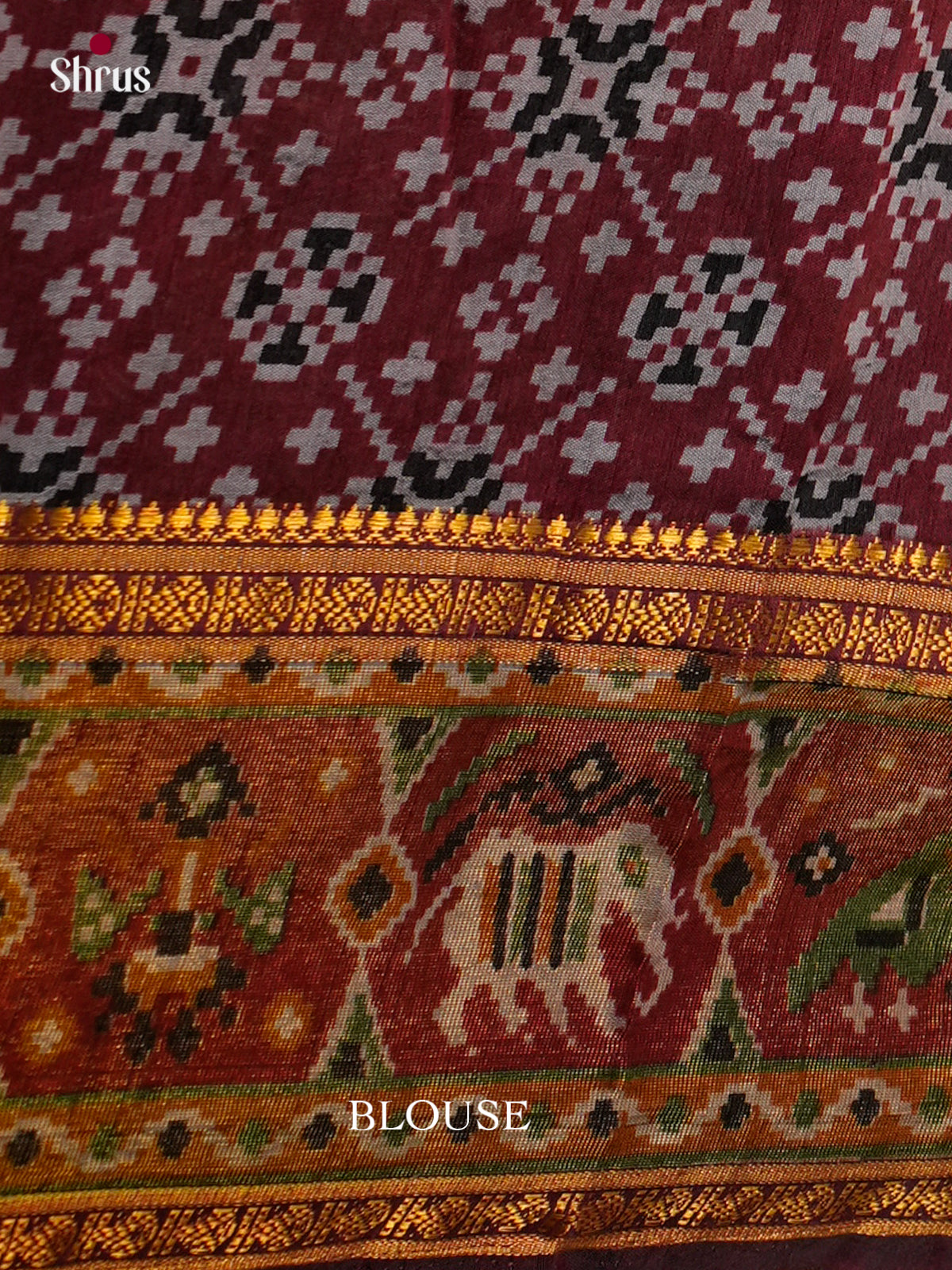 Semi Patola Saree - EDS21047 - Shop on Shrus.com