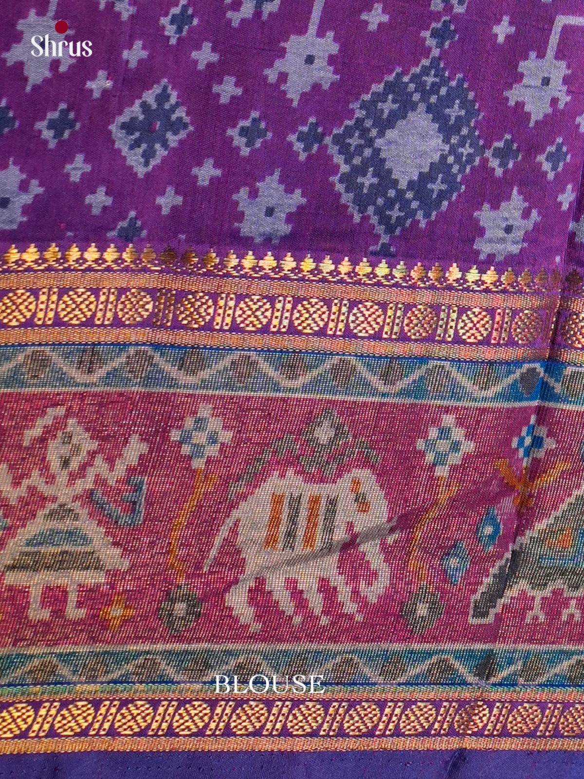 Semi Patola Saree - EDS21055 - Shop on Shrus.com