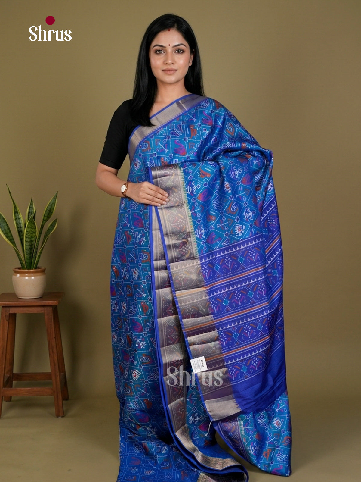 Semi Patola Saree - EDS21063 - Shop on Shrus.com