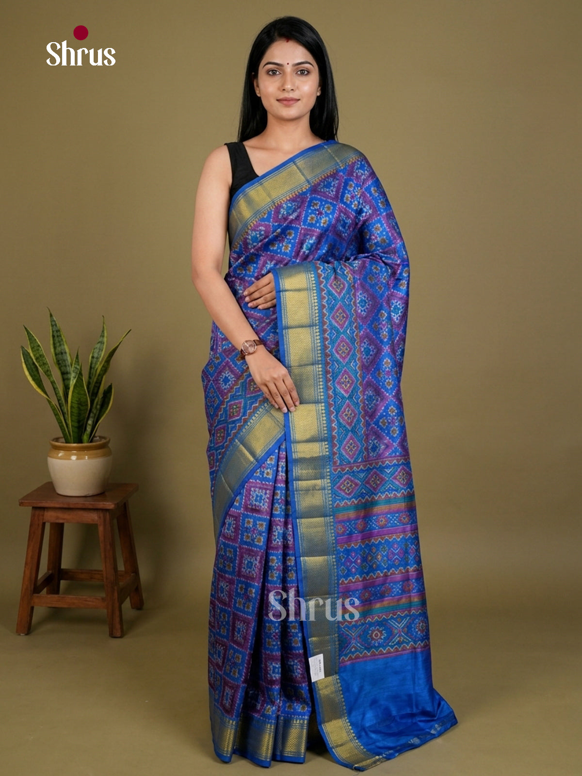 Semi Patola Saree - EDS21084 - Shop on Shrus.com