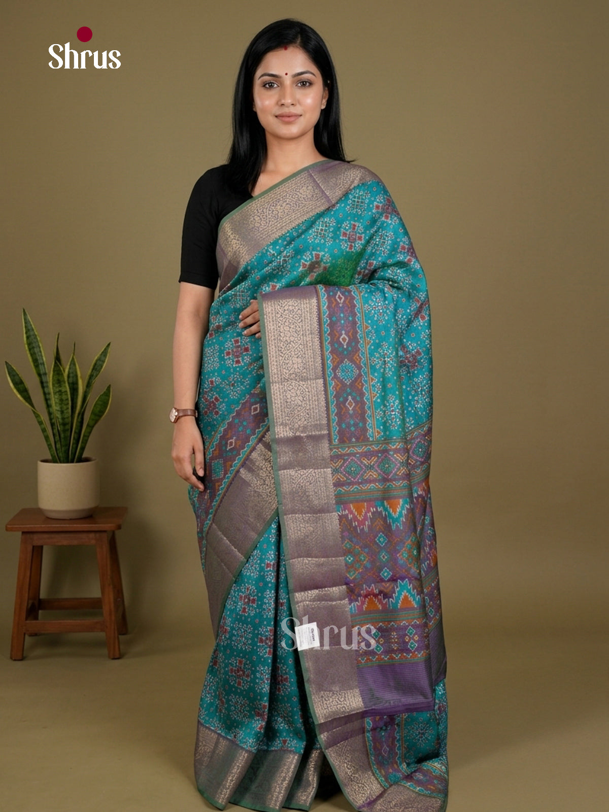 Semi Patola Saree - EDS21097 - Shop on Shrus.com