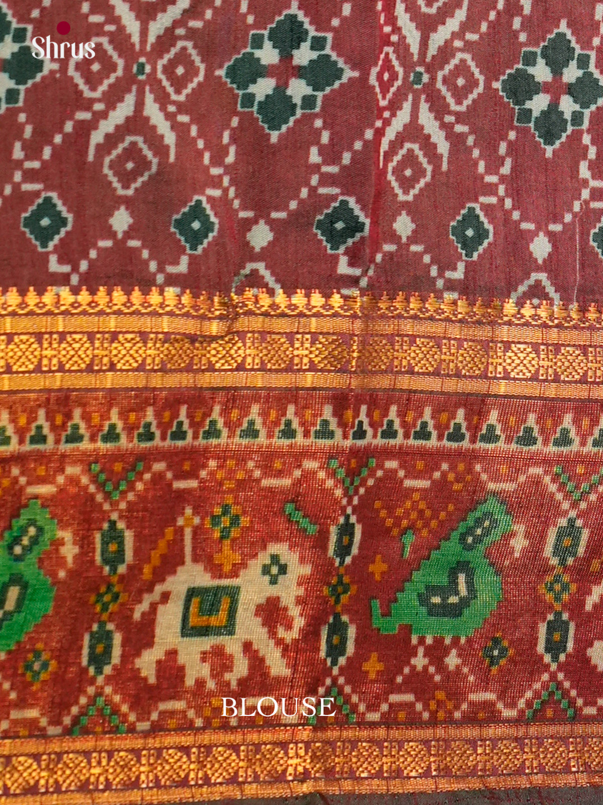 Semi Patola Saree - EDS21124 - Shop on Shrus.com