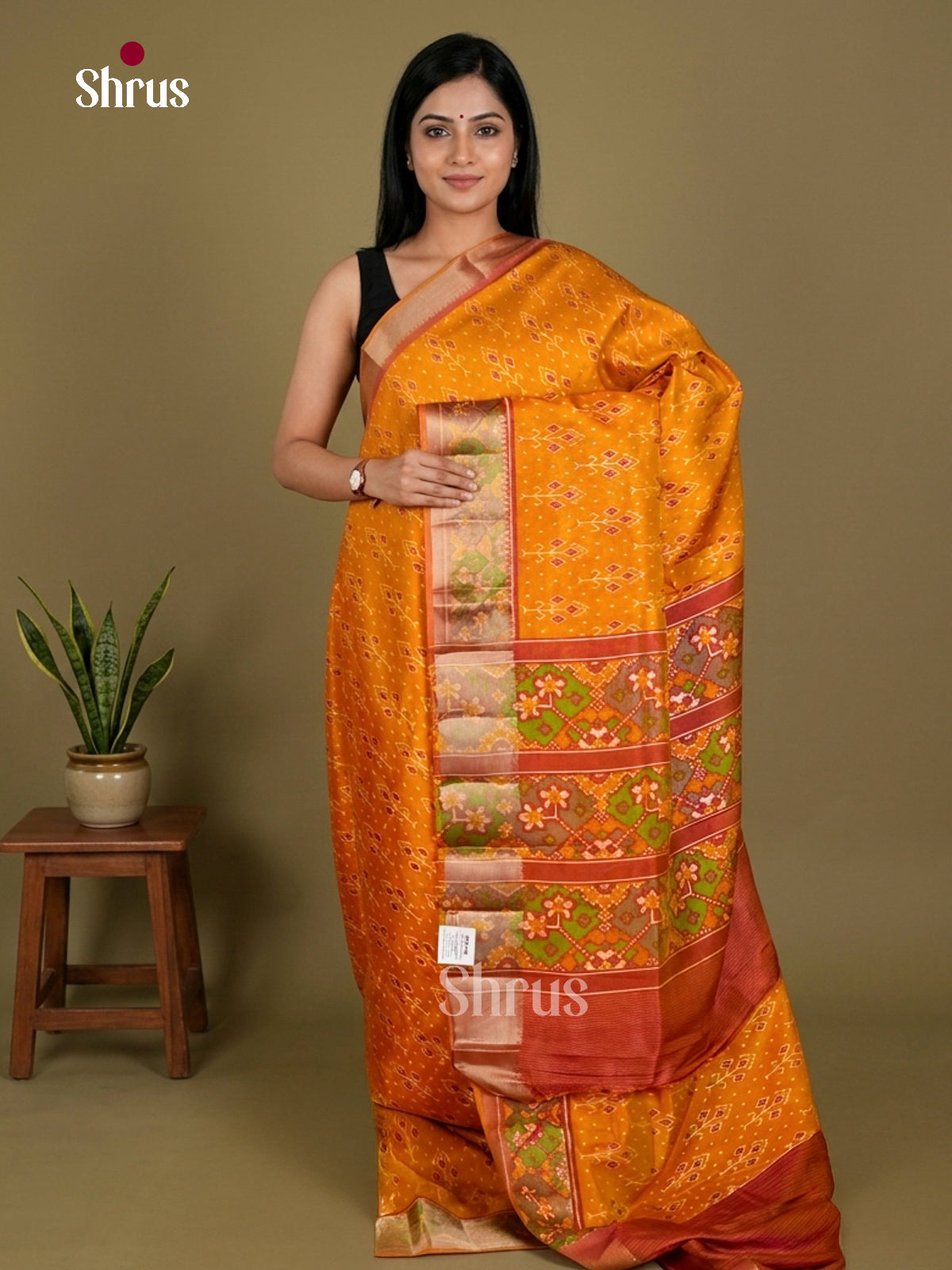 Semi Patola Saree - EDS21159 - Shop on Shrus.com
