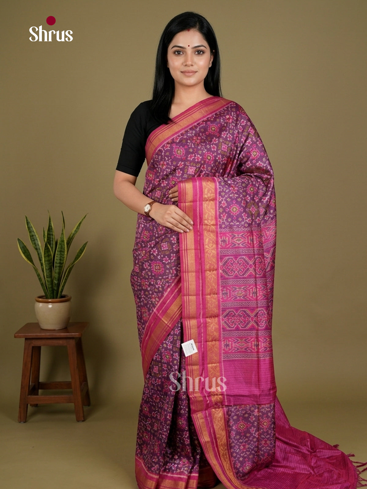 Semi Patola Saree - EDS21189 - Shop on Shrus.com