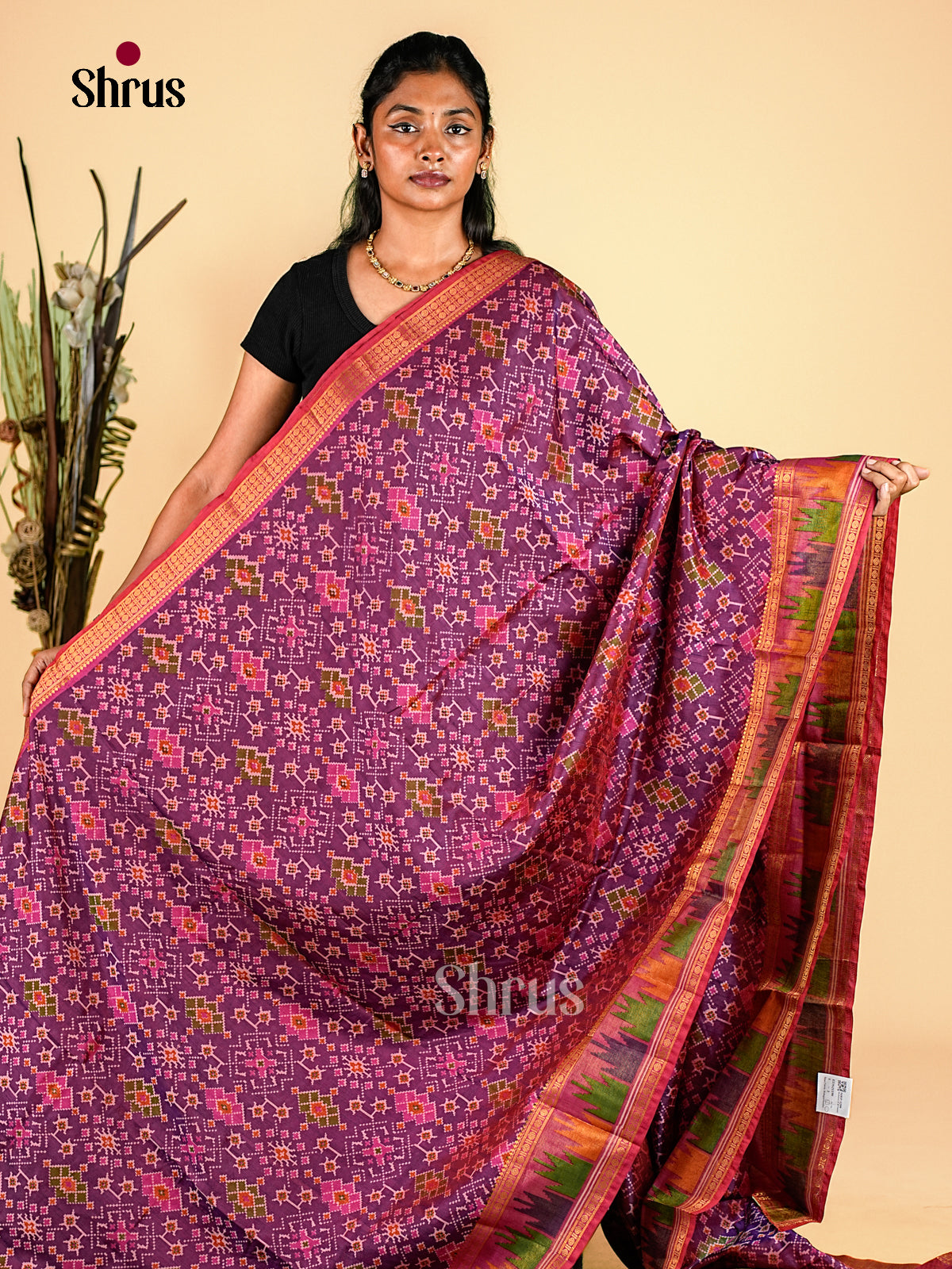 Semi Patola Saree - EDS21190