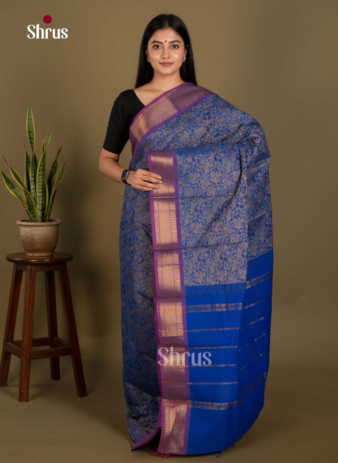 Kanchi Cotton Saree - EDS21194 - Shop on Shrus.com