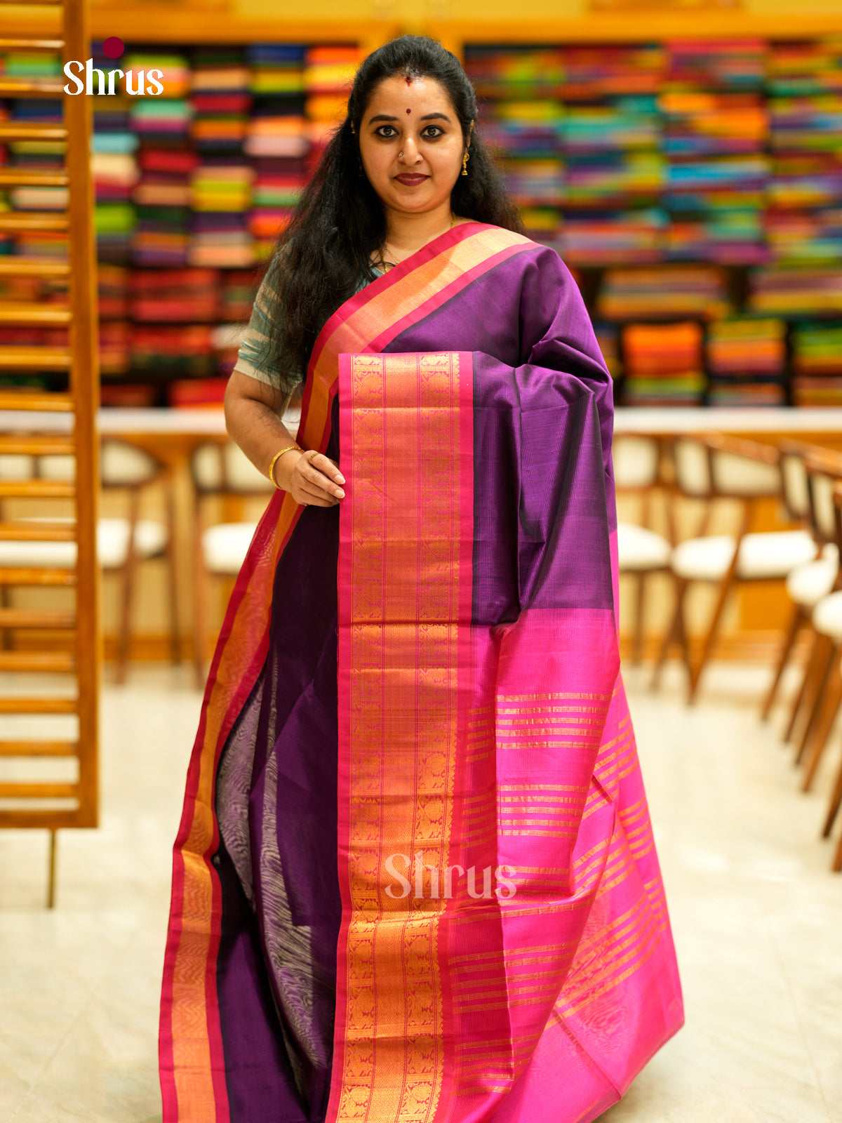 Silk Cotton Saree - EDS29003 - Shop on Shrus.com