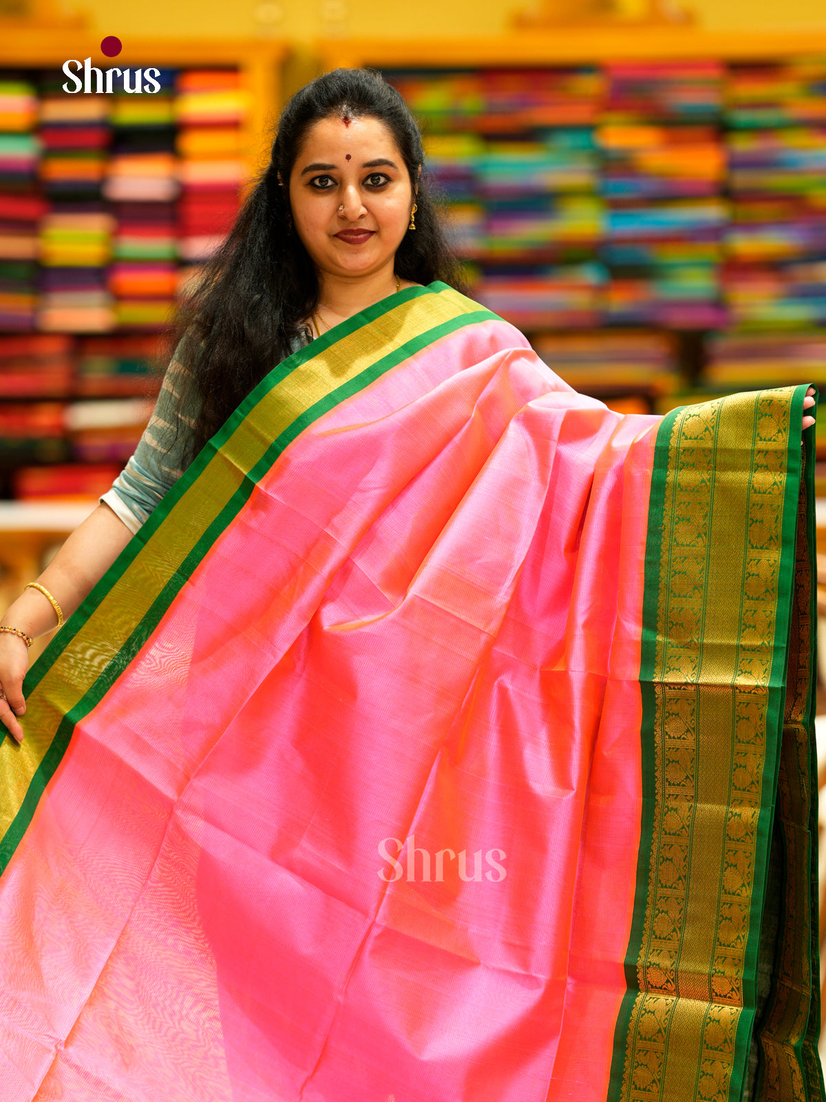 Silk Cotton Saree - EDS29005 - Shop on Shrus.com