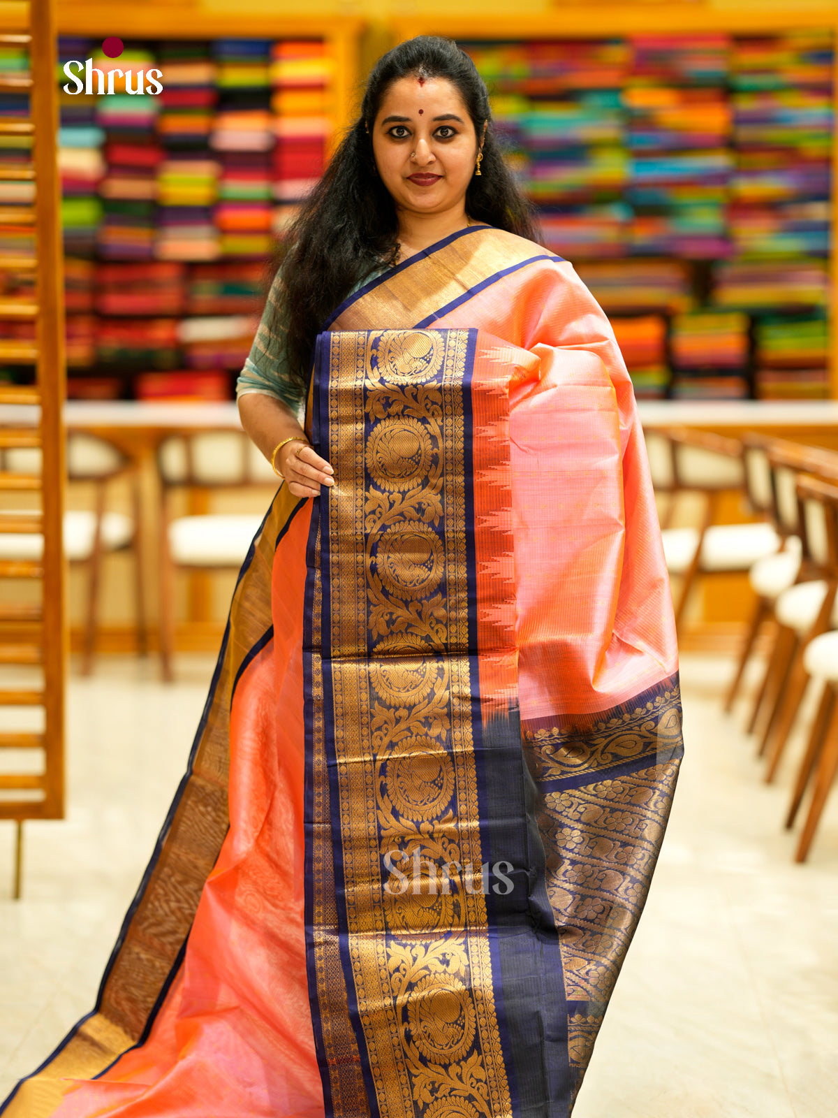 Silk Cotton Saree - EDS29010 - Shop on Shrus.com