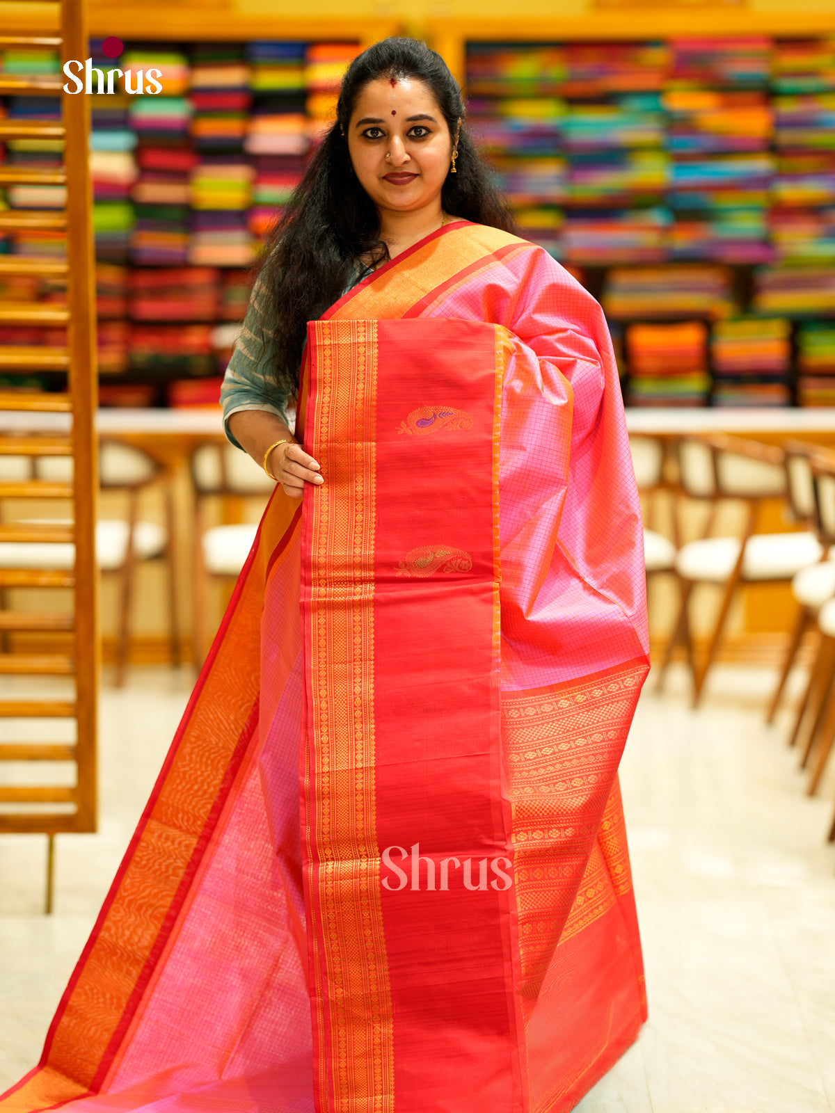 Silk Cotton Saree - EDS29013 - Shop on Shrus.com