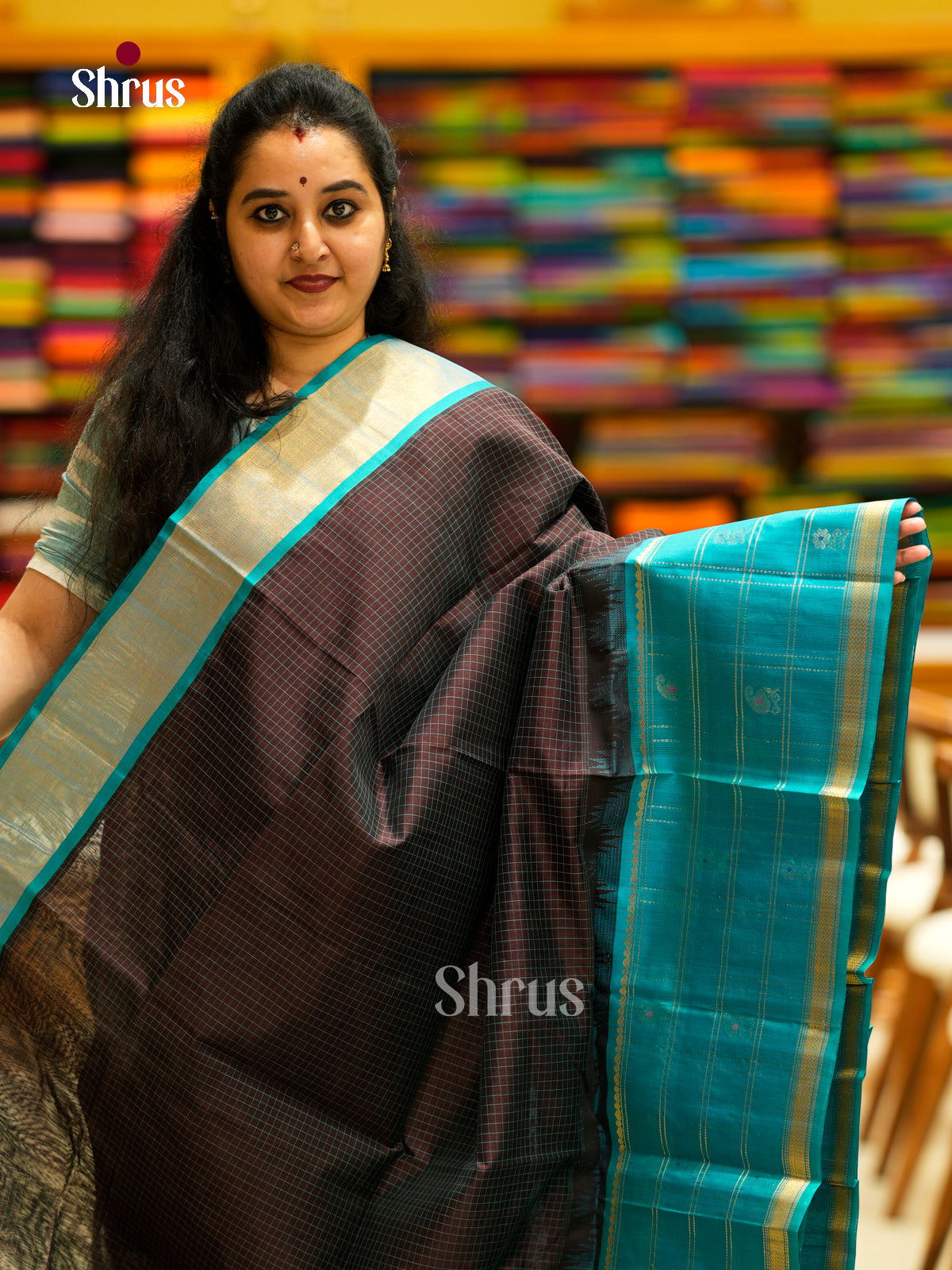 Silk Cotton Saree - EDS29020 - Shop on Shrus.com