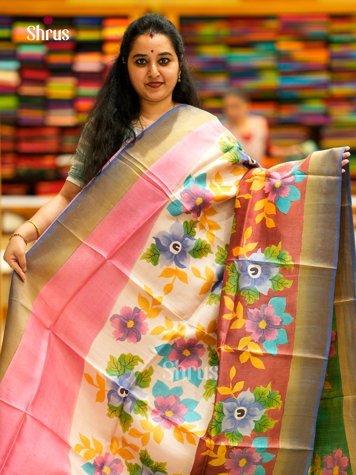 Tussar Saree - EDS29034 - Shop on Shrus.com