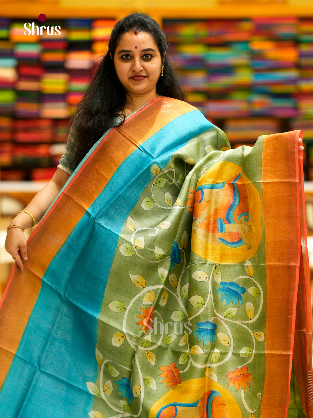 Tussar Saree - EDS29043 - Shop on Shrus.com
