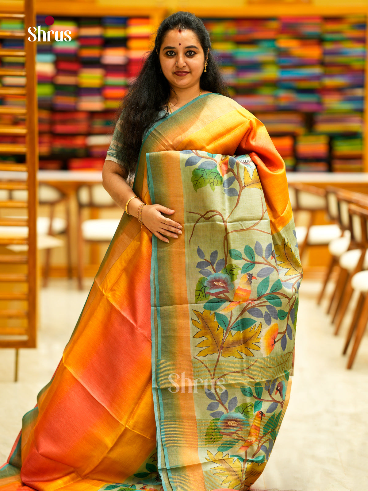 Tussar Saree - EDS29050 - Shop on Shrus.com