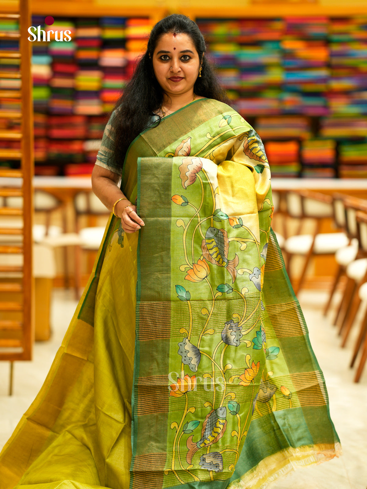 Tussar Saree - EDS29074 - Shop on Shrus.com