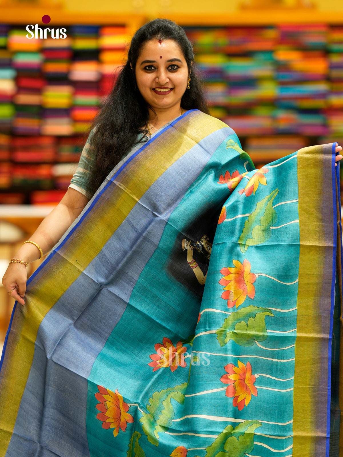 Tussar Saree - EDS29082 - Shop on Shrus.com