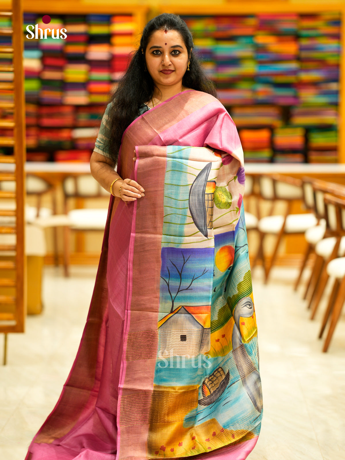 Tussar Saree - EDS29083 - Shop on Shrus.com