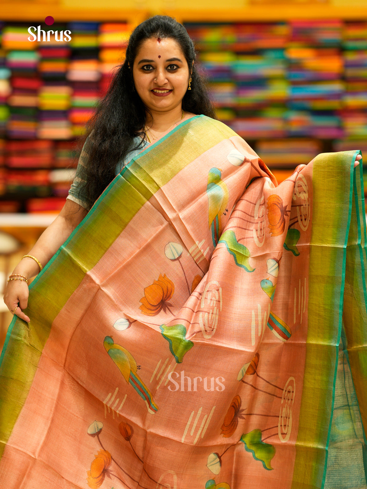 Tussar Saree - EDS29084 - Shop on Shrus.com