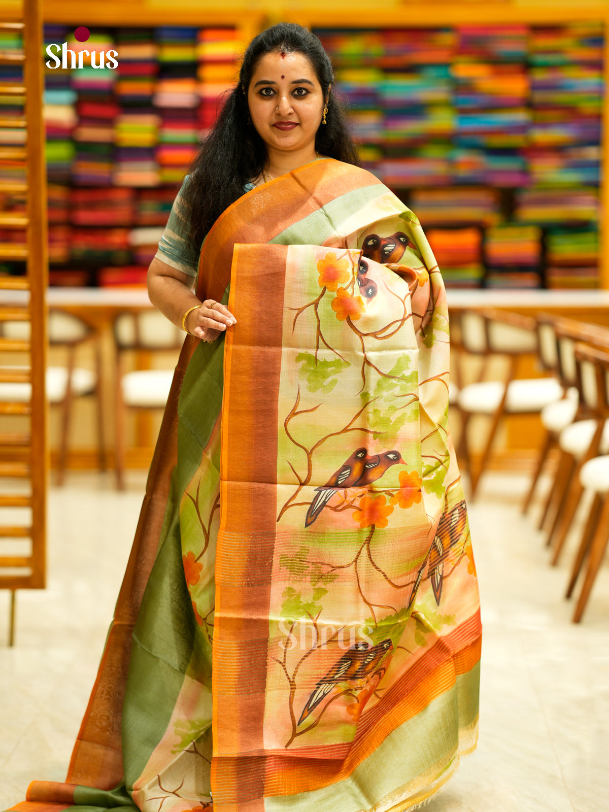Tussar Saree - EDS29088 - Shop on Shrus.com