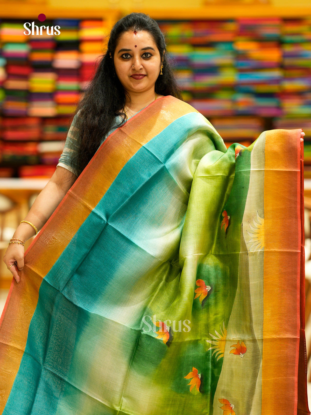 Tussar Saree - EDS29091 - Shop on Shrus.com
