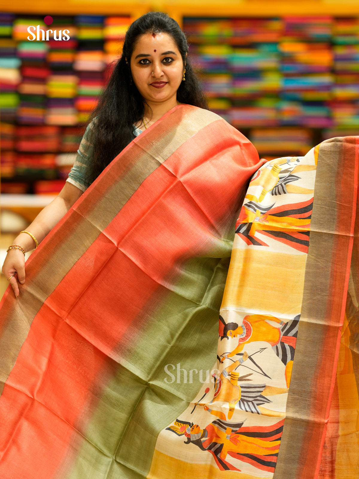 Tussar Saree - EDS29092 - Shop on Shrus.com