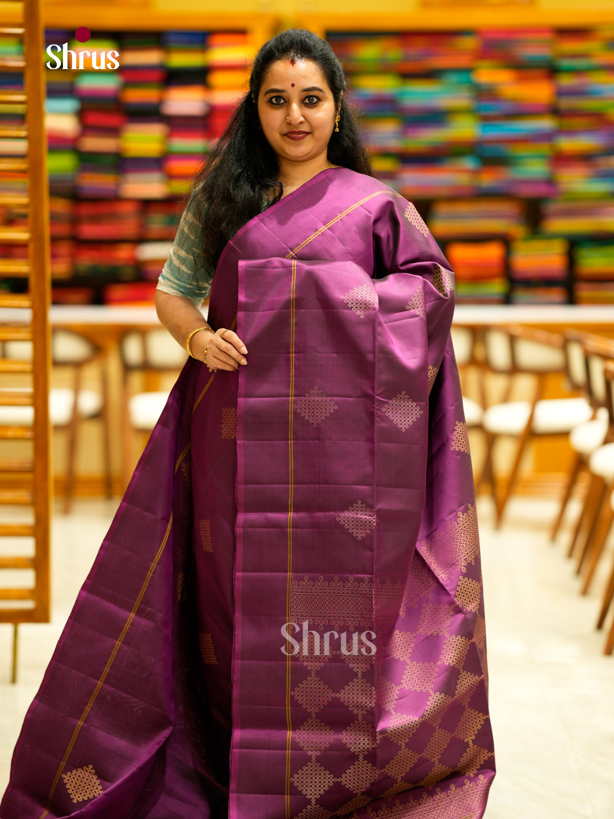 Soft Silk Saree - EDS30001 - Shop on Shrus.com