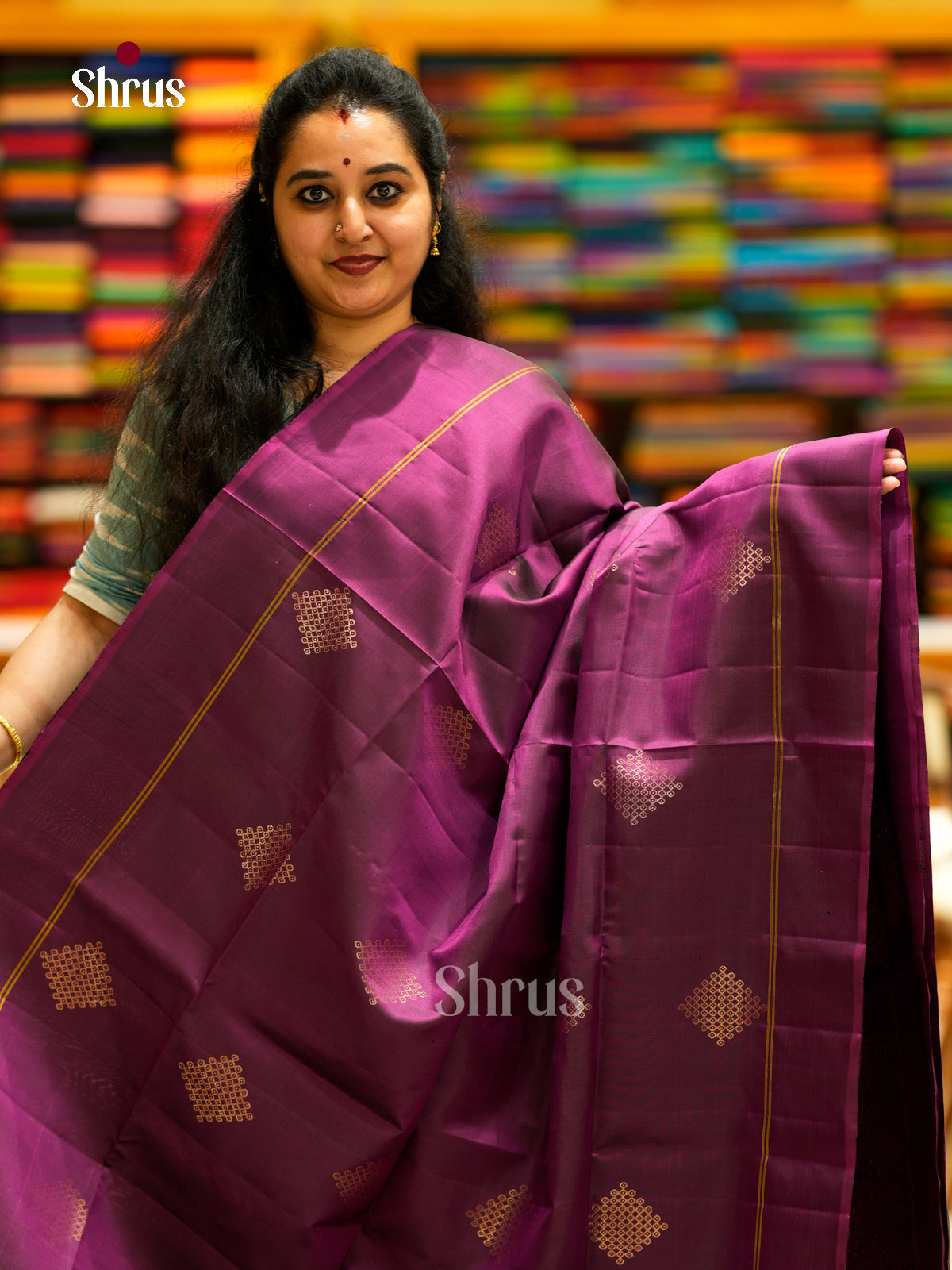 Soft Silk Saree - EDS30001 - Shop on Shrus.com