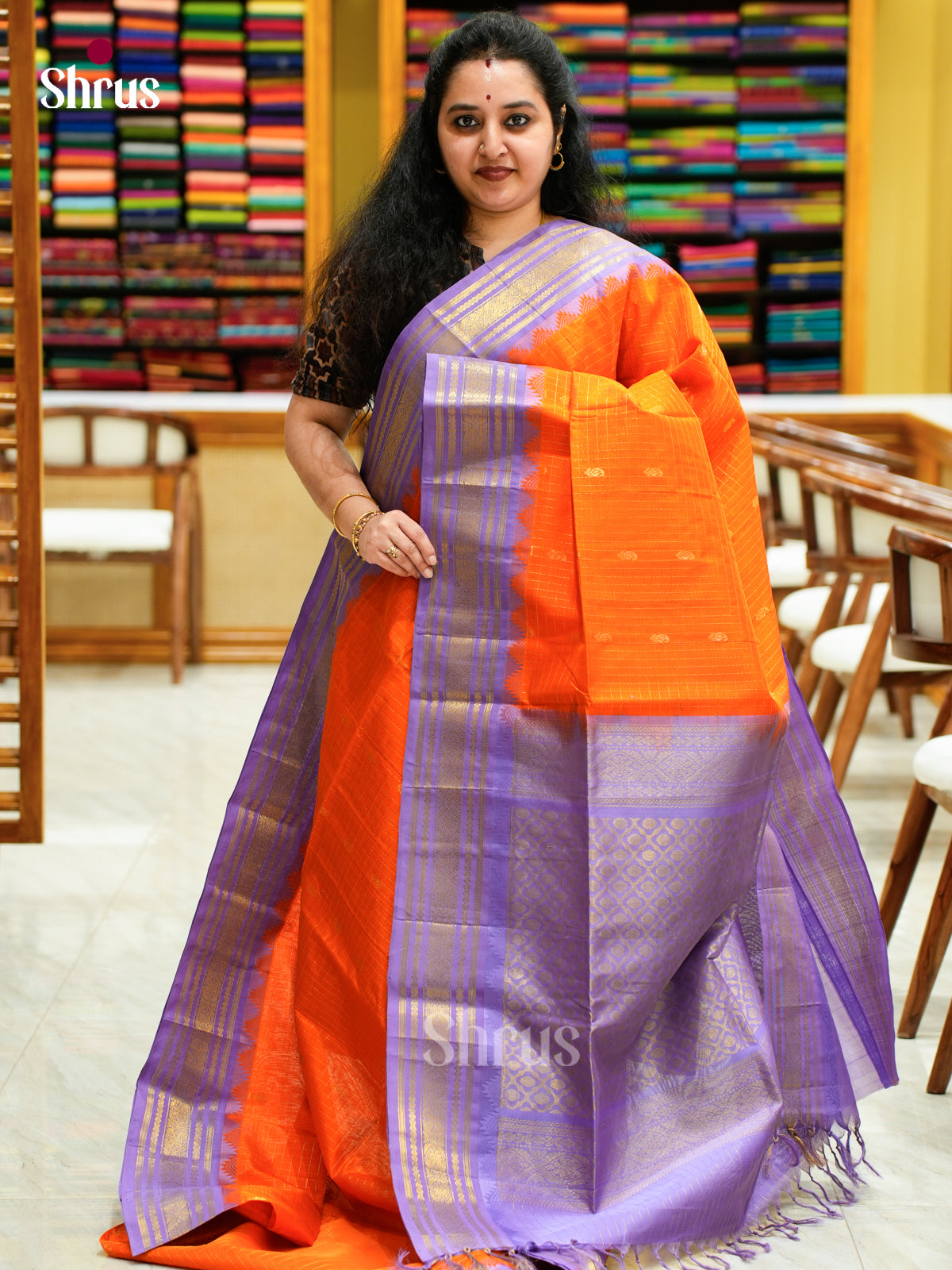 Silk Cotton Saree - EES04005