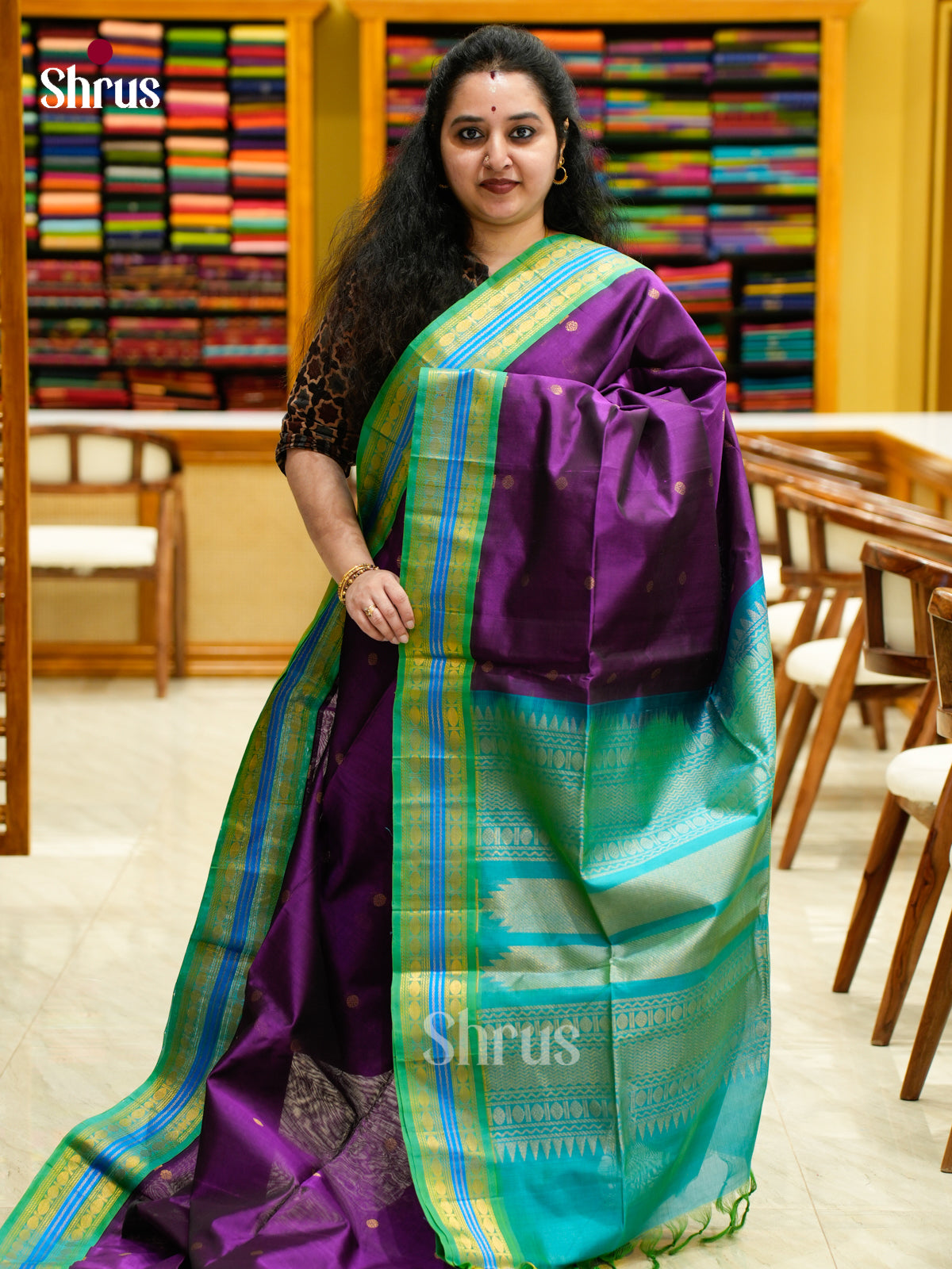 Silk Cotton Saree - EES04015
