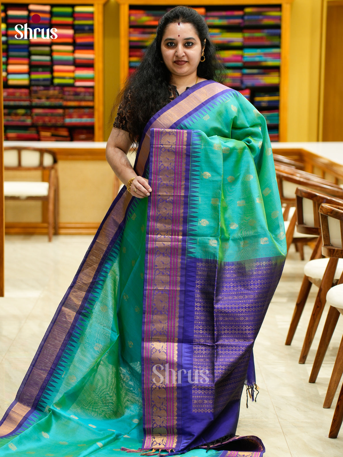 Silk Cotton Saree - EES04018