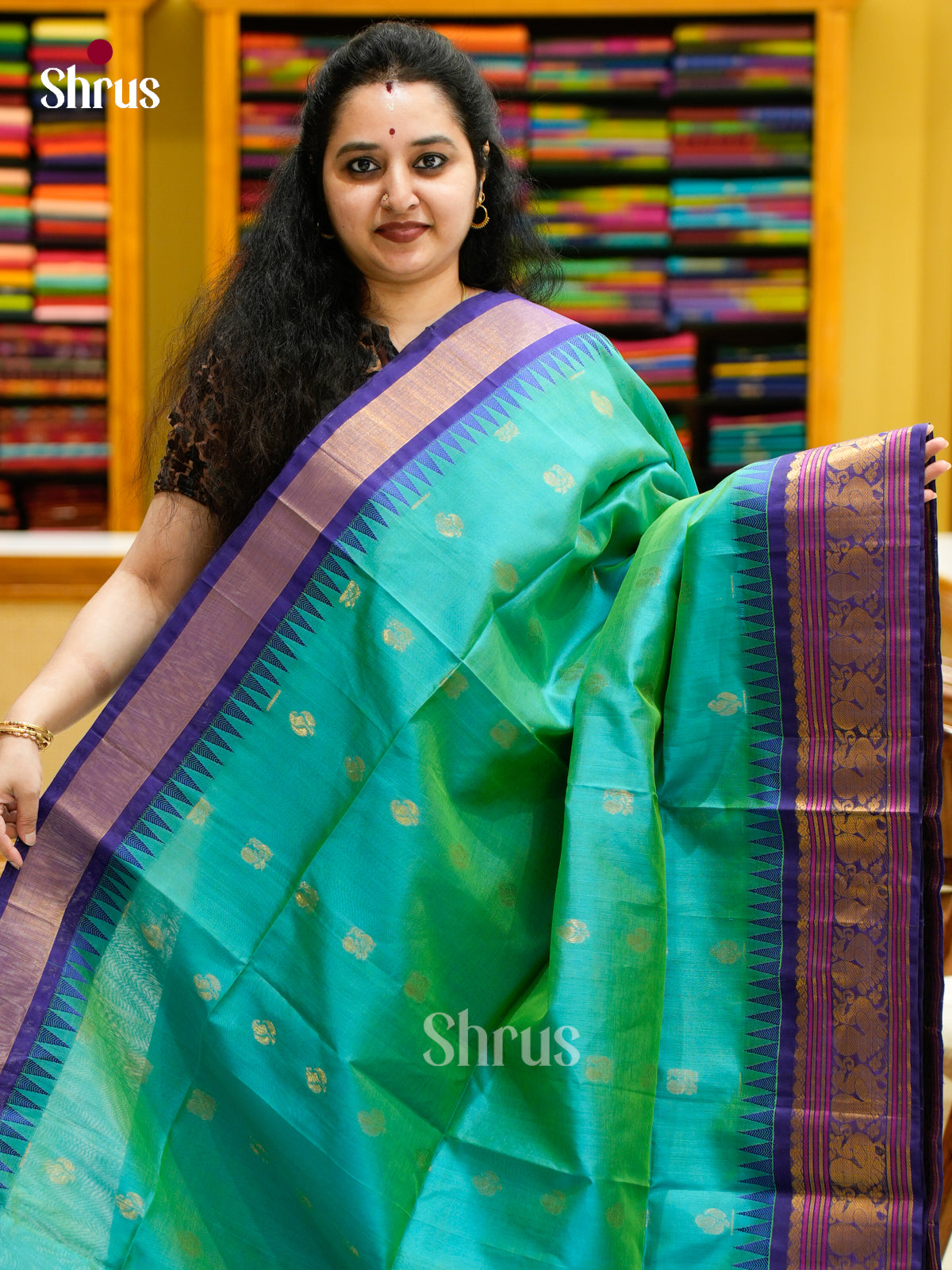 Silk Cotton Saree - EES04018