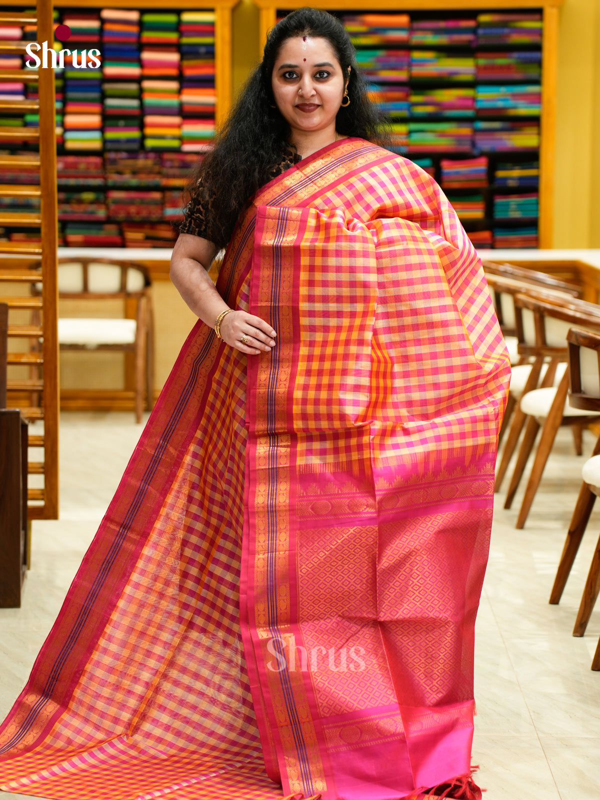 Silk Cotton Saree - EES04022