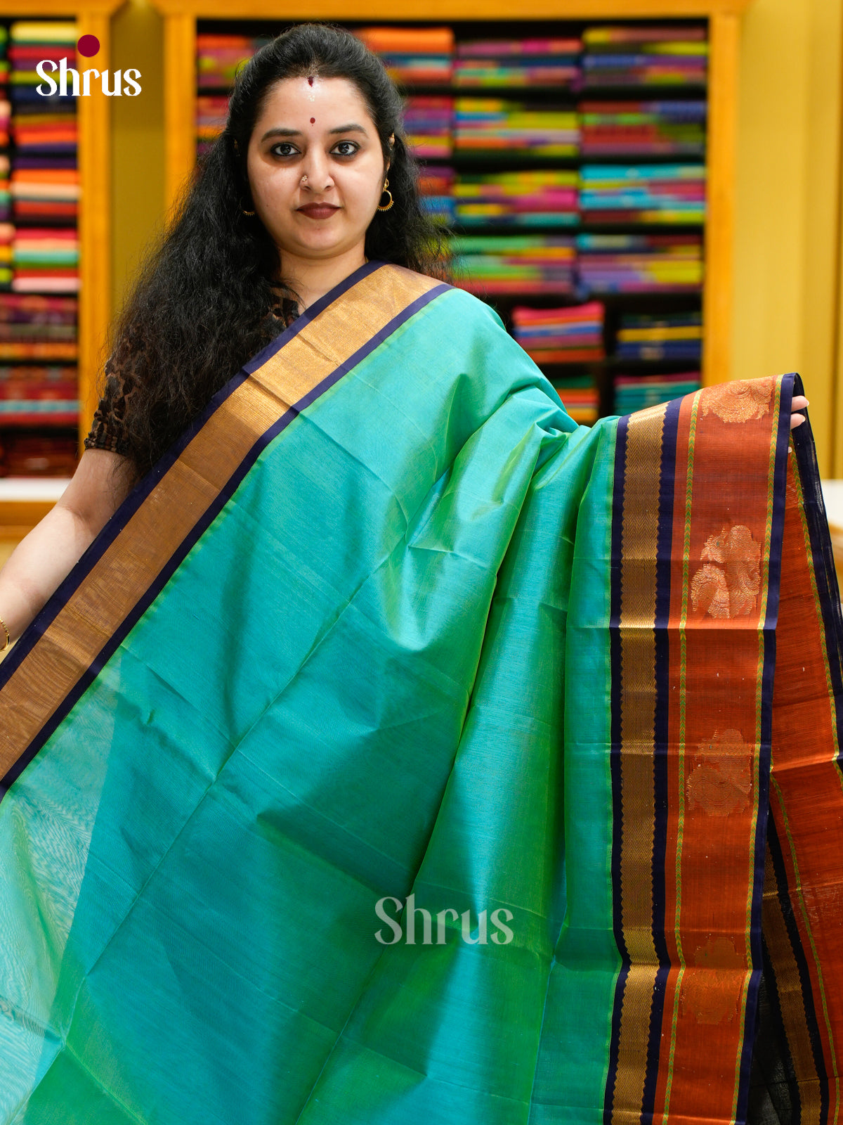 Silk Cotton Saree - EES04026