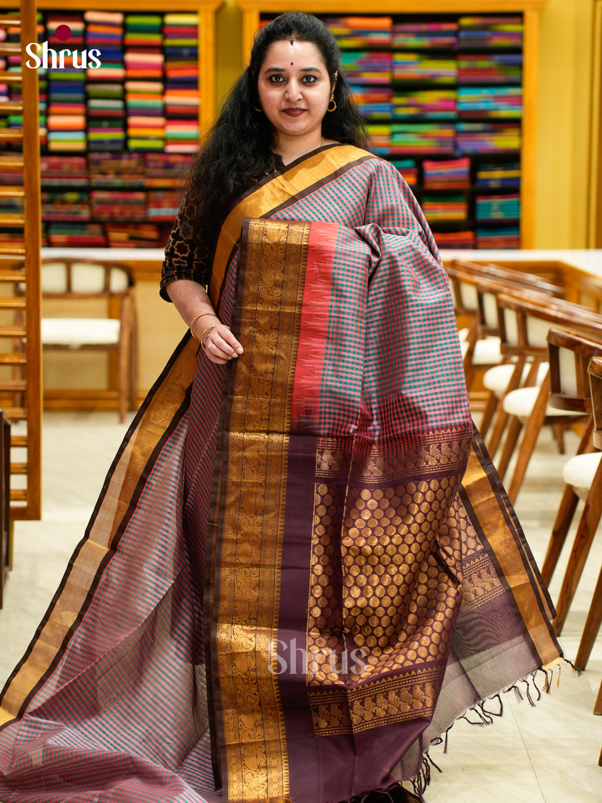Silk Cotton Saree - EES04032