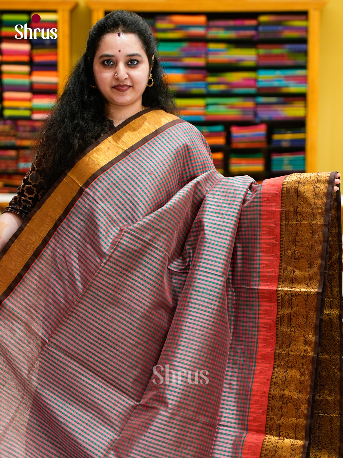 Silk Cotton Saree - EES04032