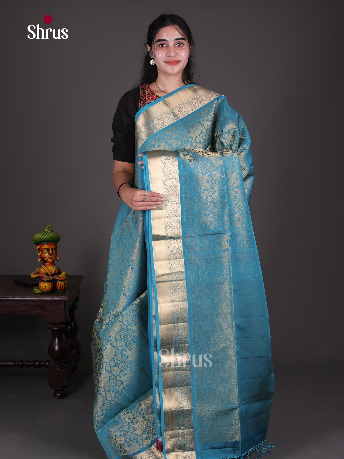 Soft Silk Saree - EES09006 - Shop on Shrus.com